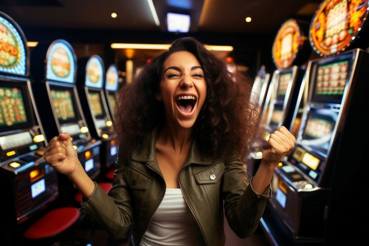 Antarmuka permainan Red Tiger di dewilotre yang menampilkan slot dan meja dealer langsung